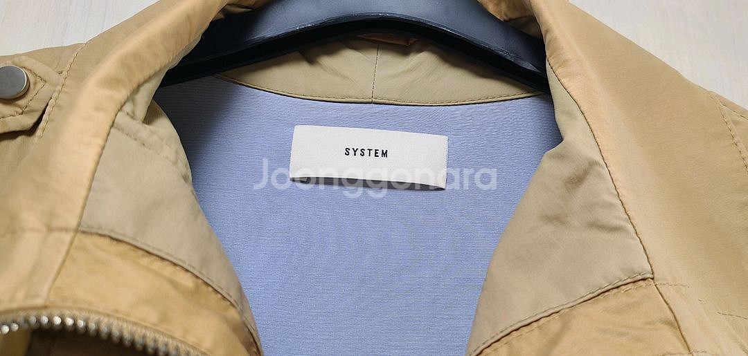 한섬 시스템 (system) 얇은 트렌치 자켓--1