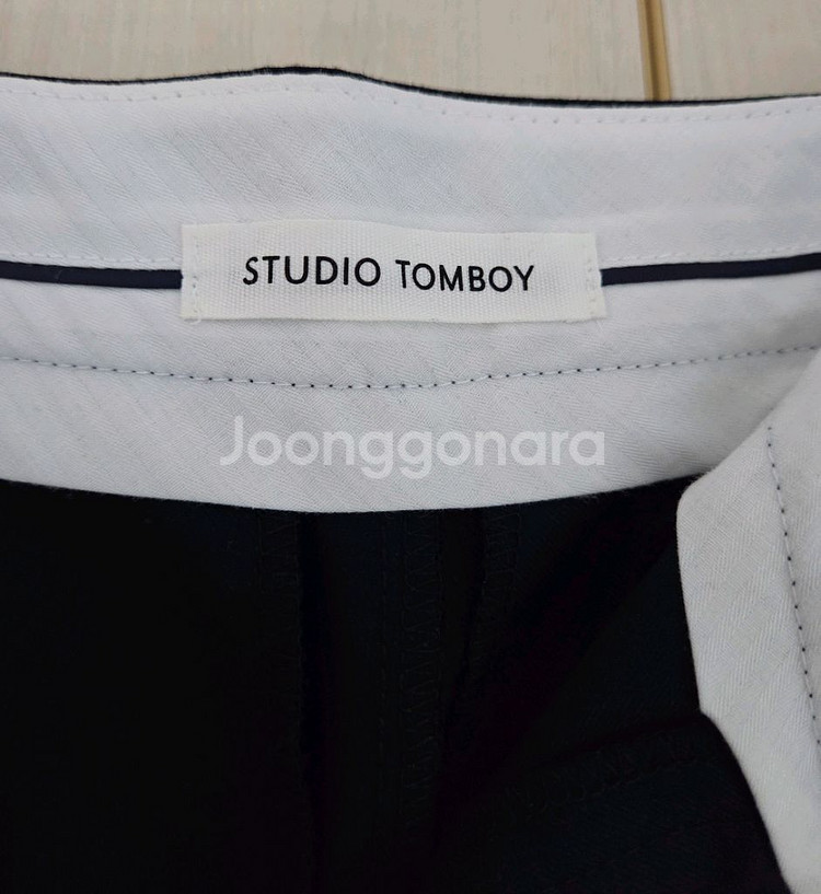 스튜디오 톰보이 사이드 스트라이프 바지--5