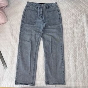 55 한섬 보브 스퀘어 포켓 데님팬츠