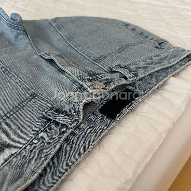 55 한섬 보브 스퀘어 포켓 데님팬츠--2