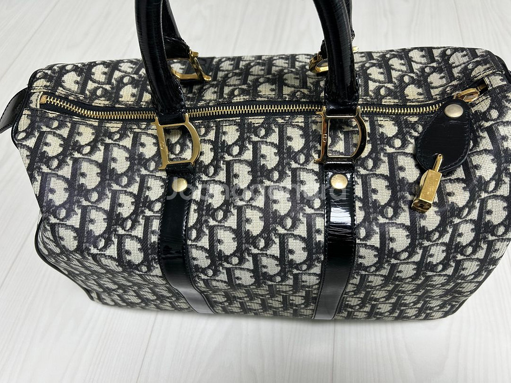 디올 오블리크 보스턴백--4