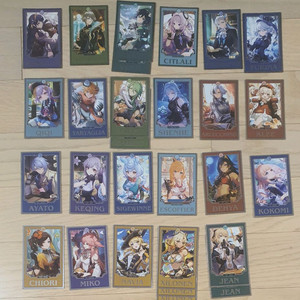 호요랜드 2025 원신 5성 점괘 포토카드