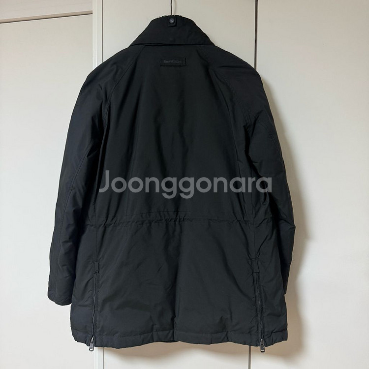 100 헨리코튼 거위털 점퍼 패딩 코트 양털카라--1