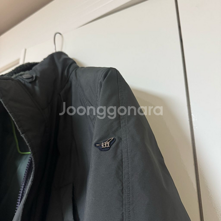 100 헨리코튼 거위털 점퍼 패딩 코트 양털카라--2