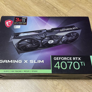 MSI RTX 4070Ti 게이밍 X 슬림 판매합니다!