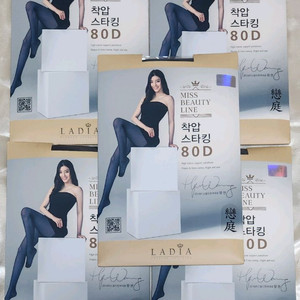 미스뷰티라인 착압 스타킹 80D 블랙