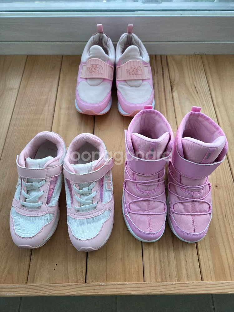 여아 210 네파패딩부츠, 필라운동화 일괄--8