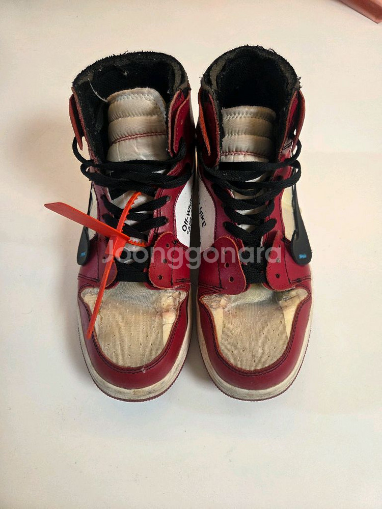 조던1 오프화이트 시카고 250 팝니다--0