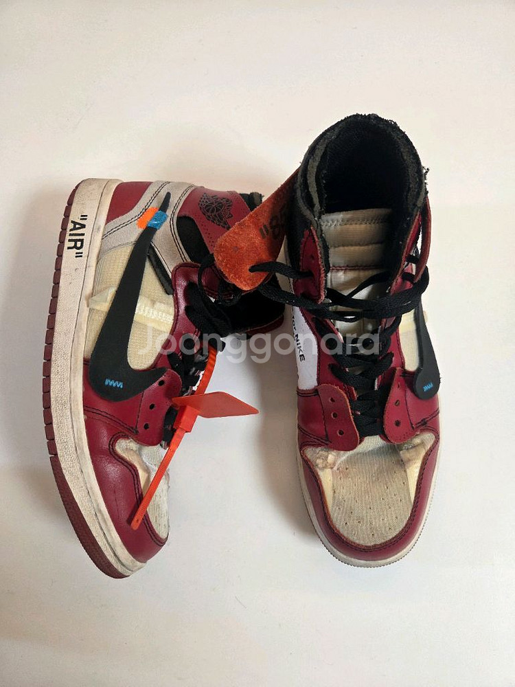 조던1 오프화이트 시카고 250 팝니다--4