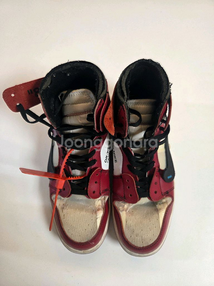 조던1 오프화이트 시카고 250 팝니다--3