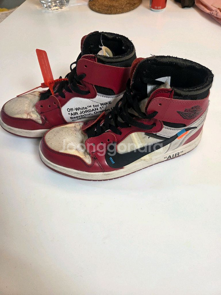 조던1 오프화이트 시카고 250 팝니다--1