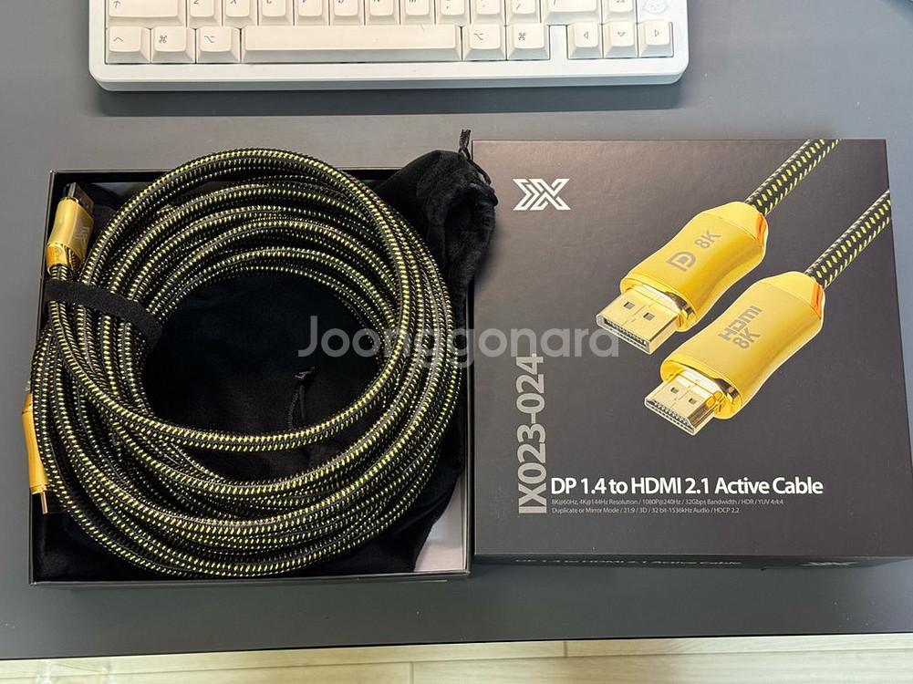 DP 1.4 to HDMI 2.1 케이블 10m--0