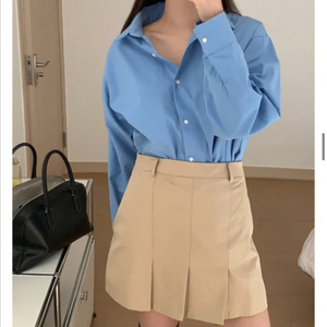 플리츠 미니 스커트 (M)