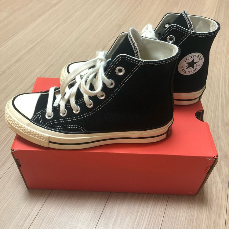 컨버스 척 70 하이 블랙 (사이즈220) 이미지