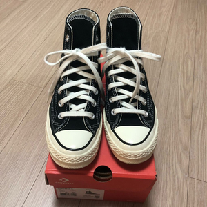 컨버스 척 70 하이 블랙 (사이즈220)