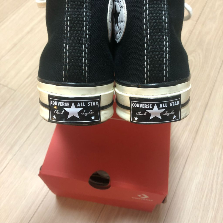 컨버스 척 70 하이 블랙 (사이즈220) 이미지