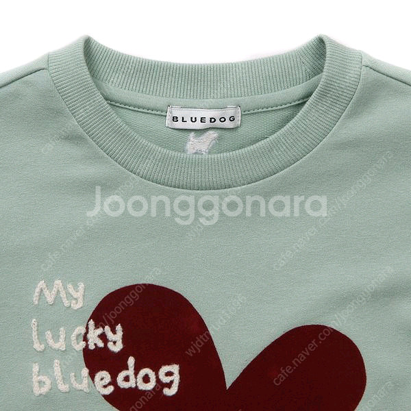 블루독 클로버포인트맨투맨 145호 배송비포함--2