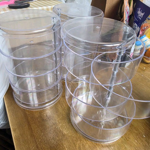 유아 머리핀,고무줄 보관함 3개 일괄