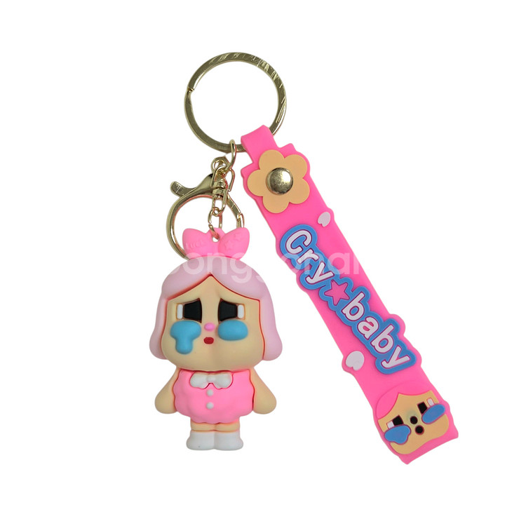 크라잉 베이비 캐릭터 인형 키링 울보아기 캐릭터 키홀더--4
