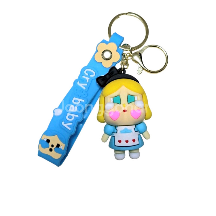 크라잉 베이비 캐릭터 인형 키링 울보아기 캐릭터 키홀더--7