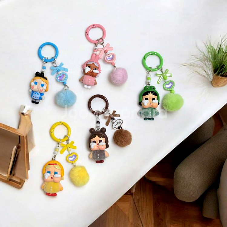 크라잉 베이비 인형 캐릭터 가방 키링 키홀더 열쇠고리--3