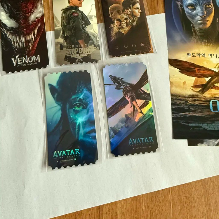 아바타2물의길 수퍼플렉스 스페셜아트카드 필름마크영화굿즈 이미지