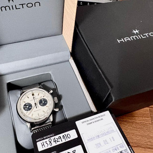 해밀턴 인트라매틱 크로노그래프 H 팬더