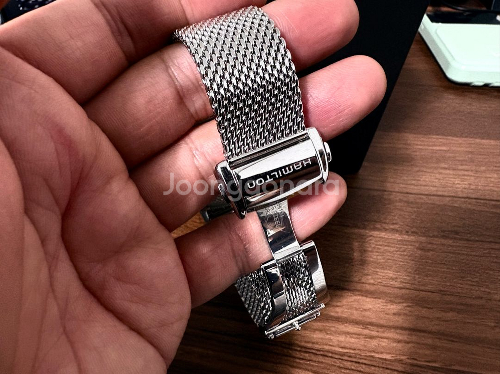 해밀턴 인트라매틱 크로노그래프 H 팬더--8