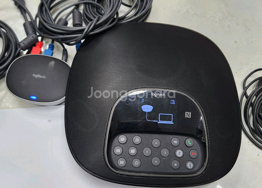 로지텍 화상회의용 스피커 마이크 세트--1