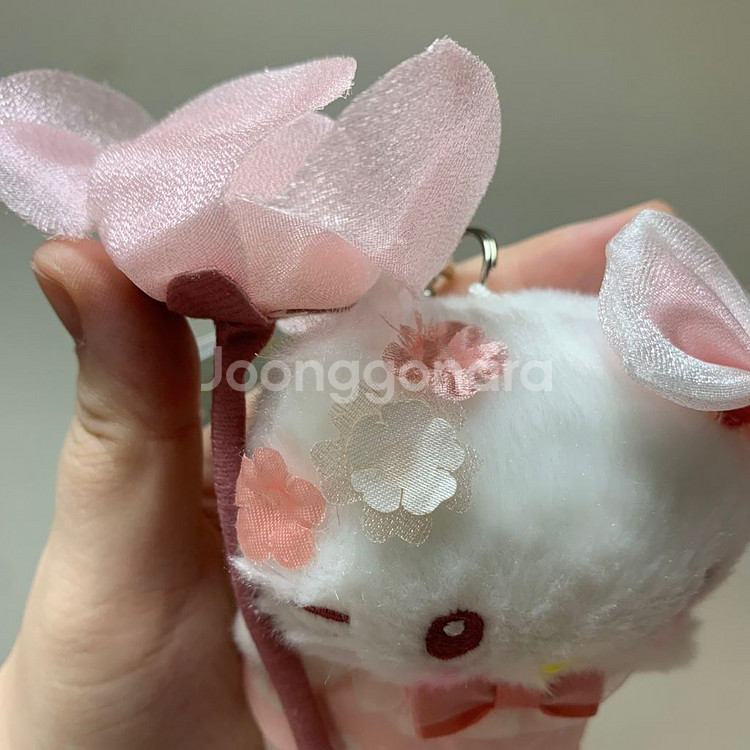 (새상품) 산리오 헬로키티 요정 플라워 인형 키링--2