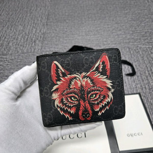 [특가][정품]구찌 레드 울프 반지갑