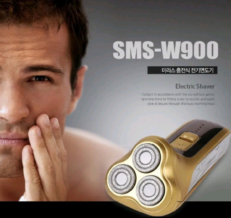 스위스밀리터리미라스3중날프리미엄전기면도기SMS-W900--3
