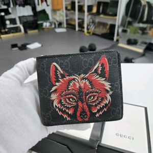 [A급컨디션]구찌 울프 반지갑