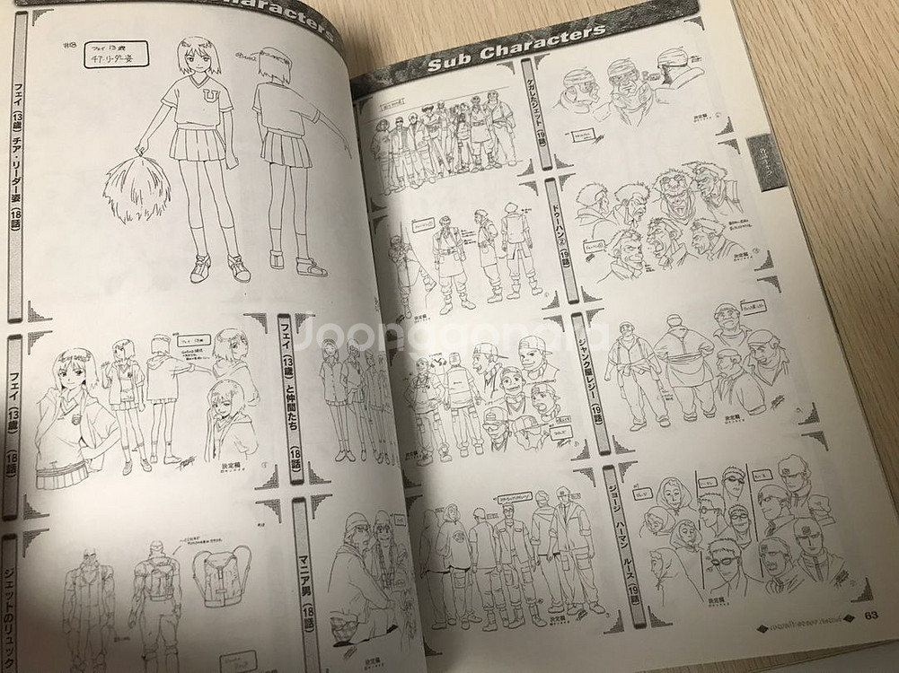 애니 카우보이 비밥 설정집 아트워크 아트북 화집 화보집--8