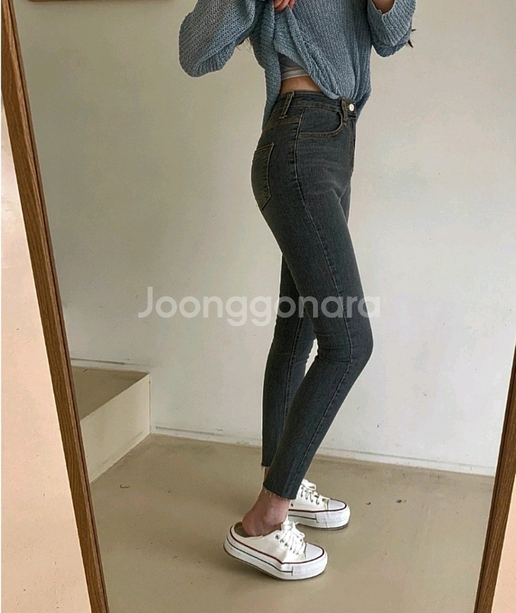 (거의새상품_3만원) 블러핏 하이웨스트 스키니--2