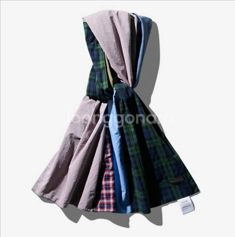 듀테로 패치워크 멀티 컬러 머플러--0