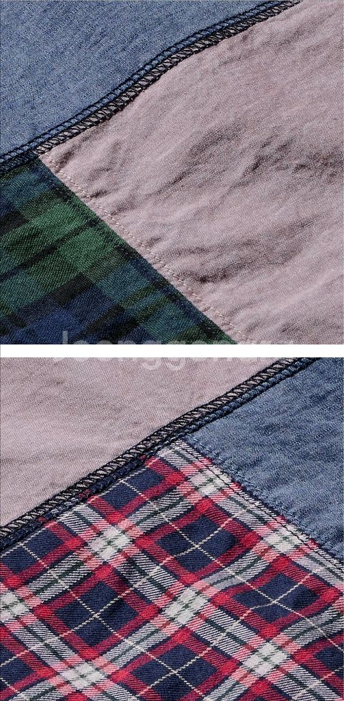 듀테로 패치워크 멀티 컬러 머플러--4