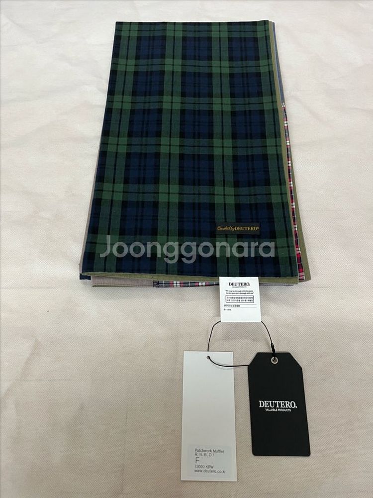 듀테로 패치워크 멀티 컬러 머플러--7