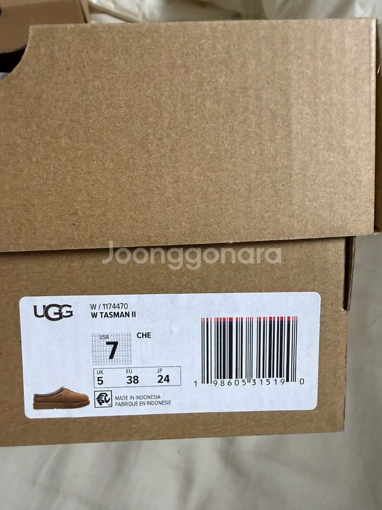 어그 타스만2 체스트넛 240--0