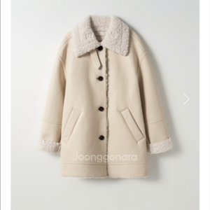 포유온 Teddy Shearling jacket