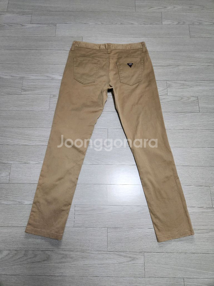 (33)게스 남성 트윌 스판 슬림 면바지--3