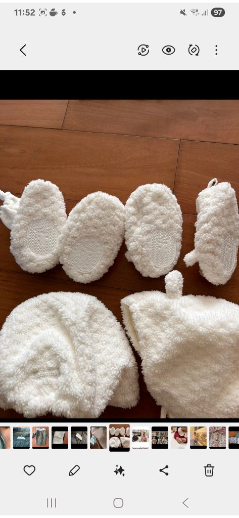 출산준비 압소바 신생아용품 아기보넷 아기덧신--2