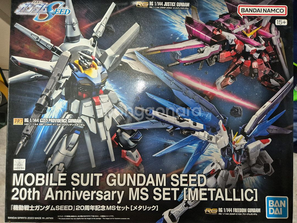 건담 시드 20주년 MS세트 메탈릭 컬러 버젼 미개봉--0
