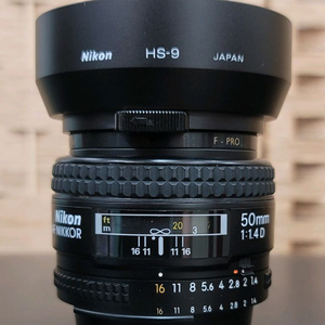 니콘/정품 af 50mm f1.4d