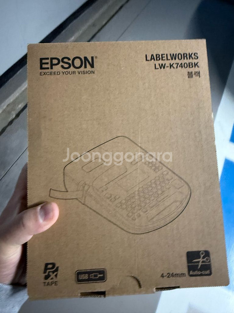 미개봉)엡손 EPSON LW-K740BK 라벨 프린터팜--0