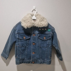 리미떼두두 키즈 양털 데님 자켓