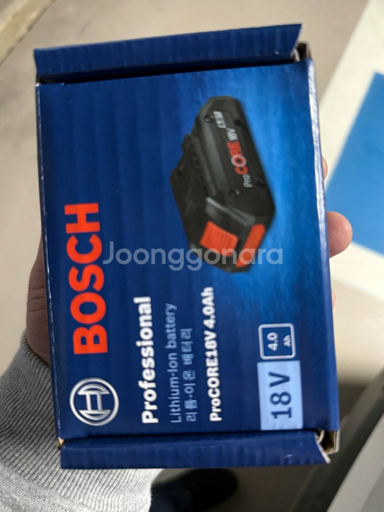 미개봉) 보쉬 배터리 ProCORE 18V 4.0Ah팜--0