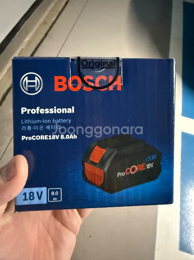 미개봉) 보쉬 배터리 ProCORE 18V 8.0Ah팜--0