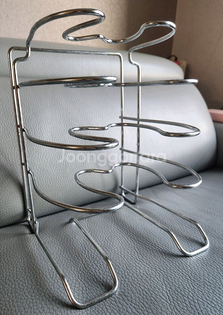 쿡셀 후라이팬 정리대 4단--0