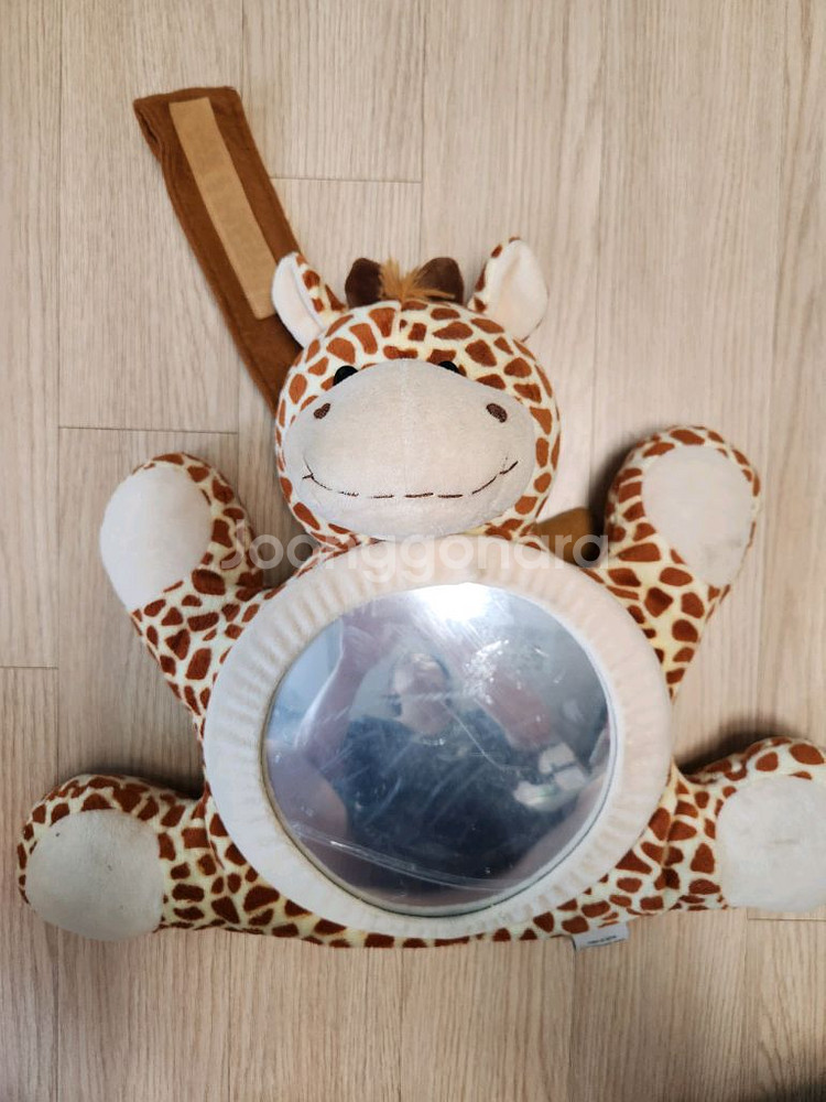 뒷보기 후방거울 기린인형--0